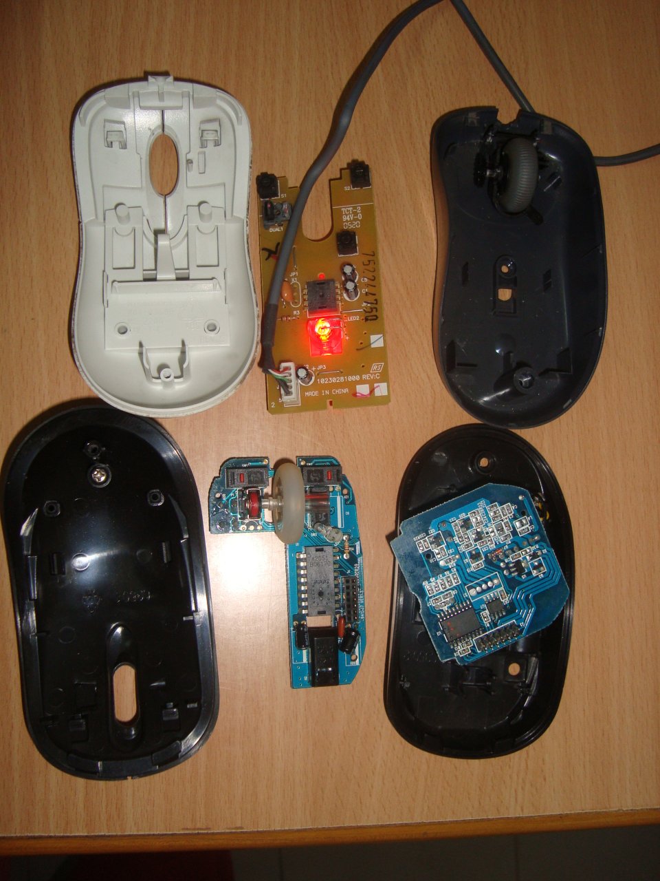 Microsoft Wired and Wireless Mouse