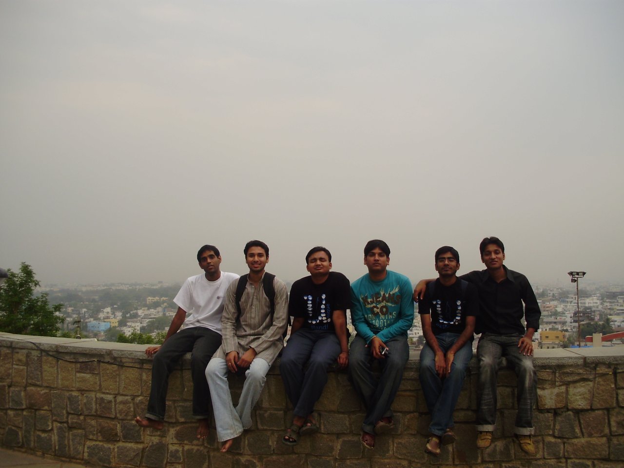 Sashidhar, Aditya, Yogendra, Aakash, Me and Nitin