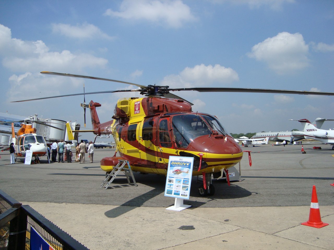 Indian Aviation Show Hyderabad - Dhruv Helicopter