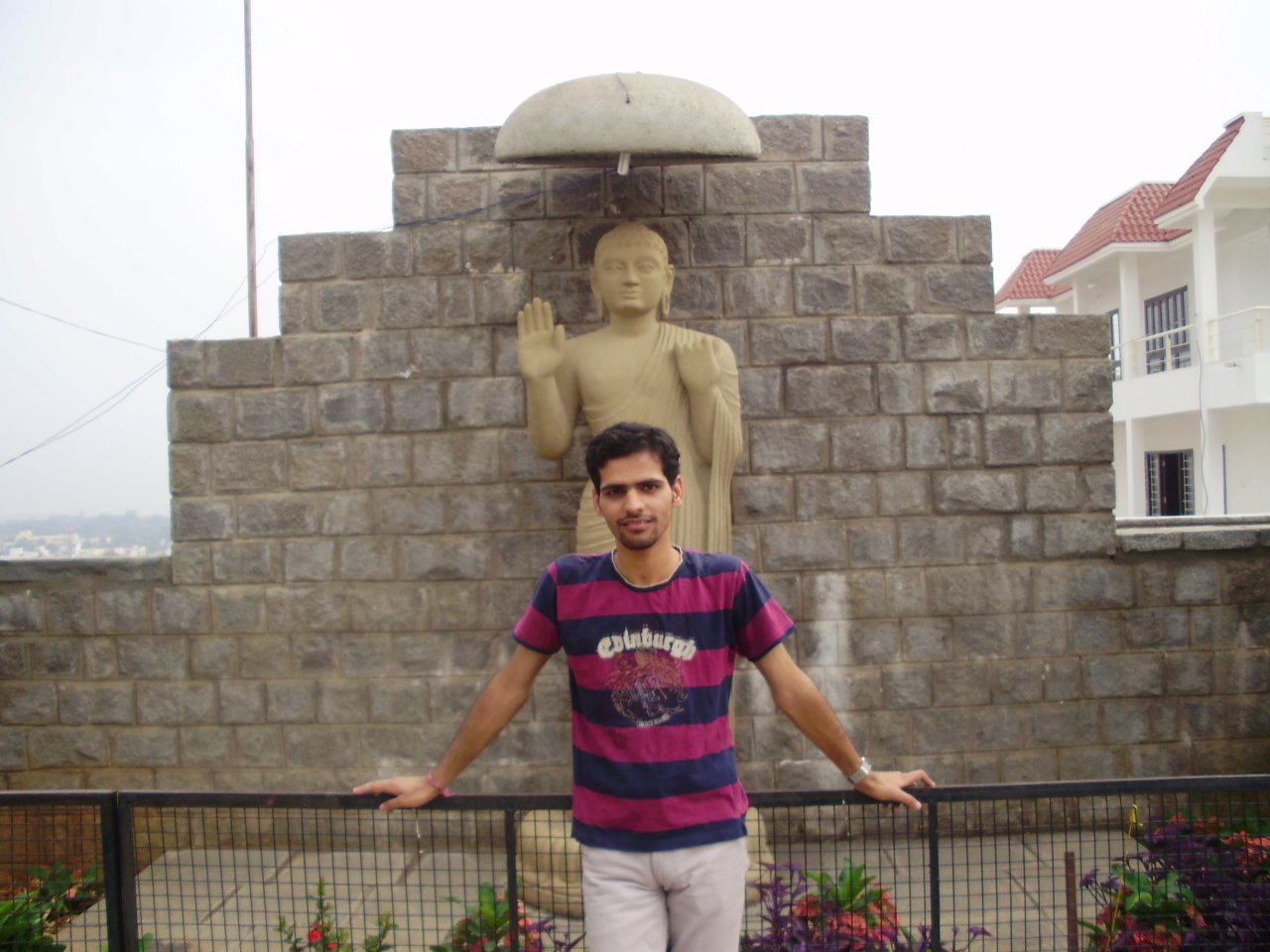 Deepak ( A statue near the entrance)